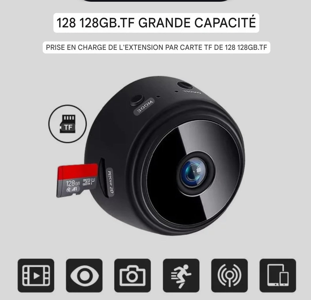 Mini Caméra Espion WiFi FHD 1080p